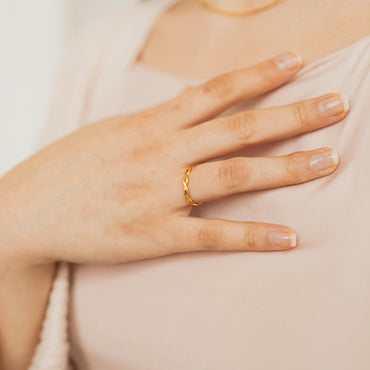 Timeless Elegance: Braided Ring for Effortless Style