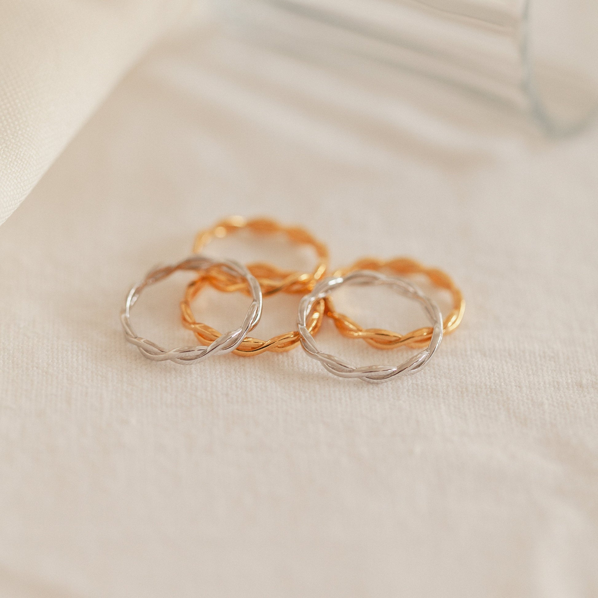 Timeless Elegance: Braided Ring for Effortless Style