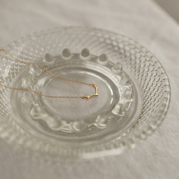 Embrace Festive Elegance with our Dainty Antler Necklace