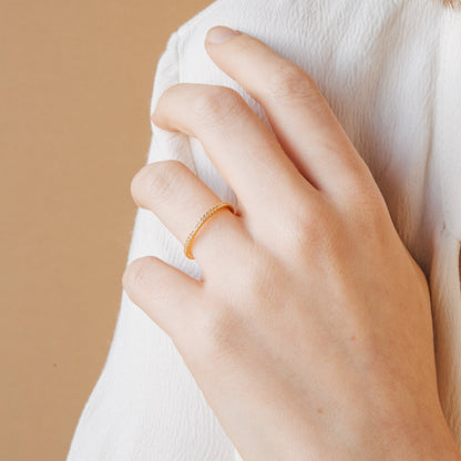 Dove Eternity Ring 18K Gold