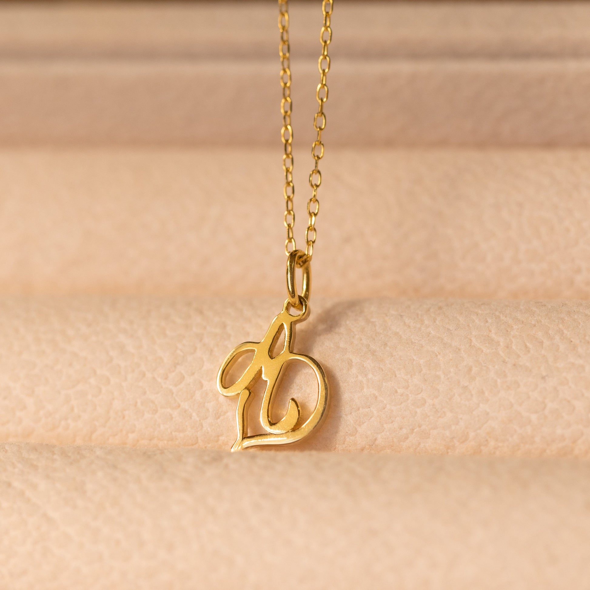 Initial Heart Necklace