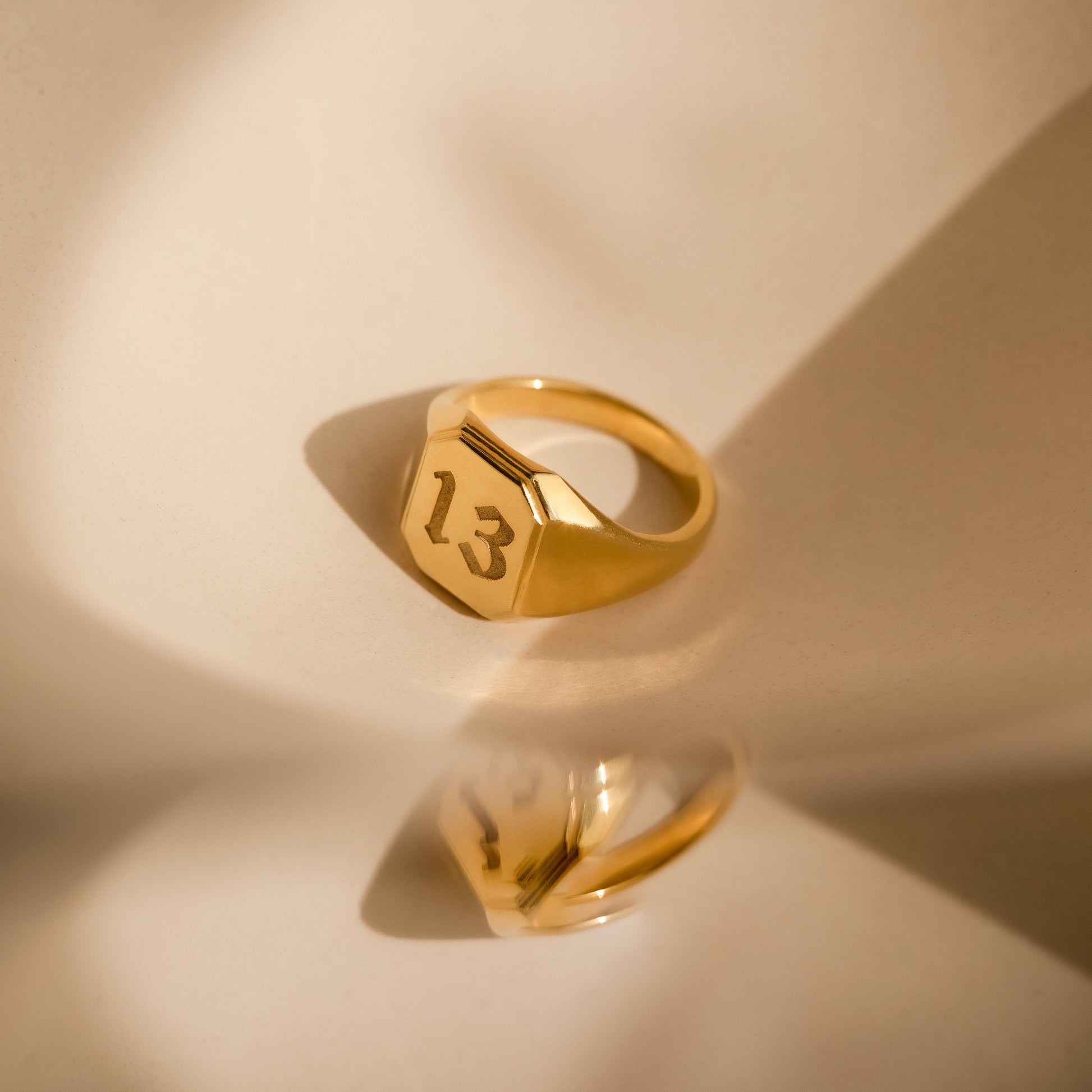 Carry Your Lucky Charm Everywhere with the Lucky Number Signet Ring Sterling Silver