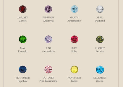 Mixed Birthstone Signet Ring: Timeless Elegance