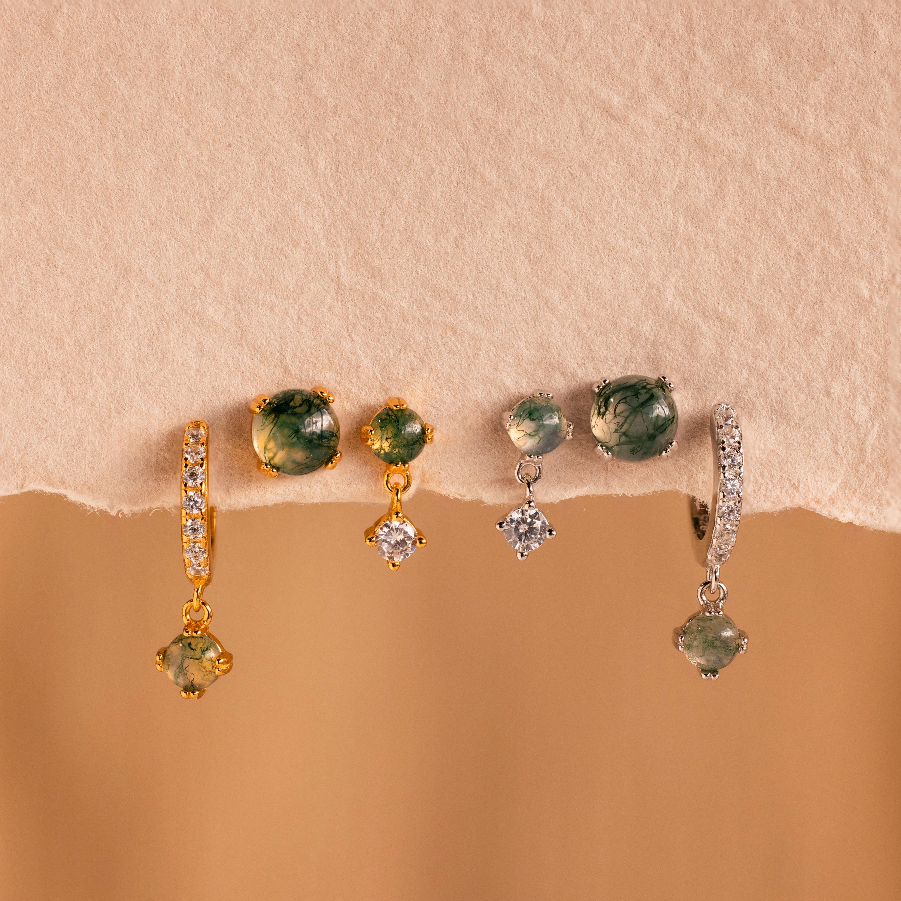 Agate Earring Set
