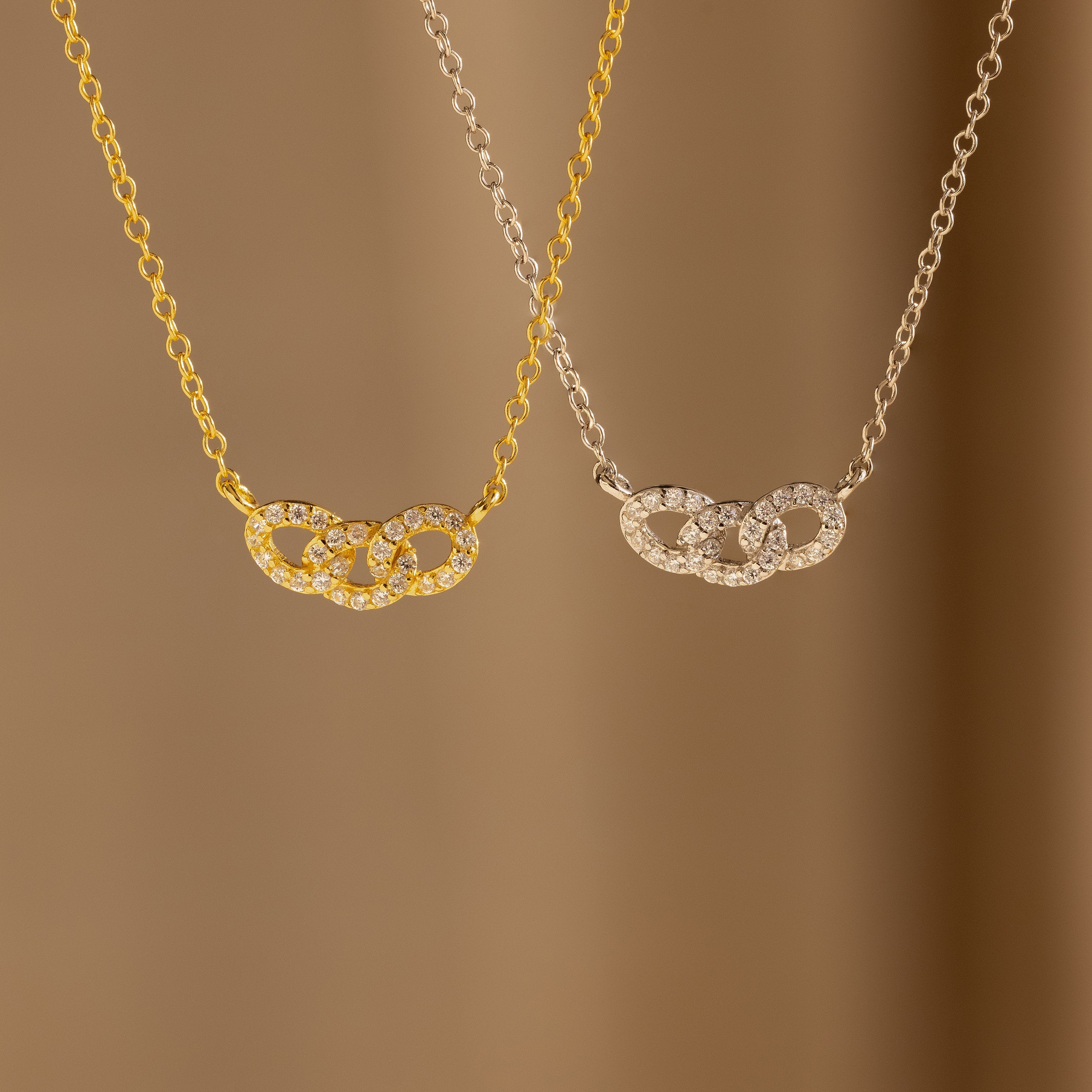 Pave Link Necklace
