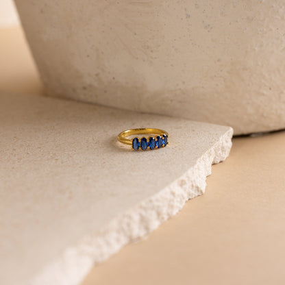 Personalized Elegance: The Oval Birthstone Ring Rose Gold