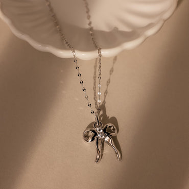 Knot of Love Diamond Bow