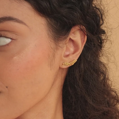 Old English Name Earrings