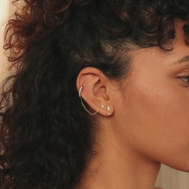 Kite Gemstone Stud Earrings For Women/Girls