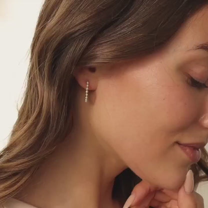 Malik Pearl Hoop Earrings