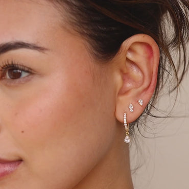 Diamond Drop Earrings Set Video
