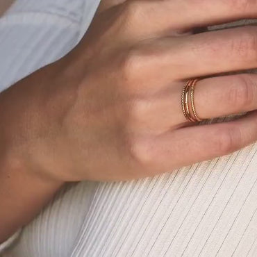 The Thin Stacking Rings Set