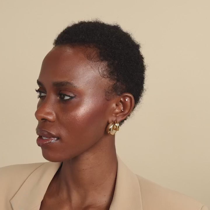 Bold Teardrop Stud Earrings video