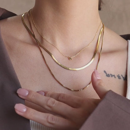 Luxe Bubble Letter Necklace
