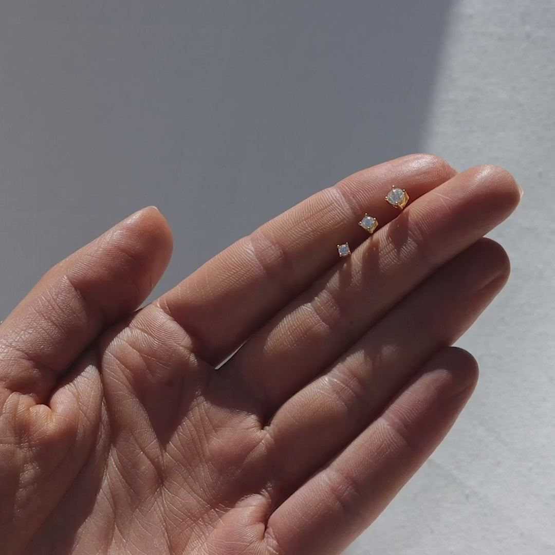 Booker Diamond Studs 
