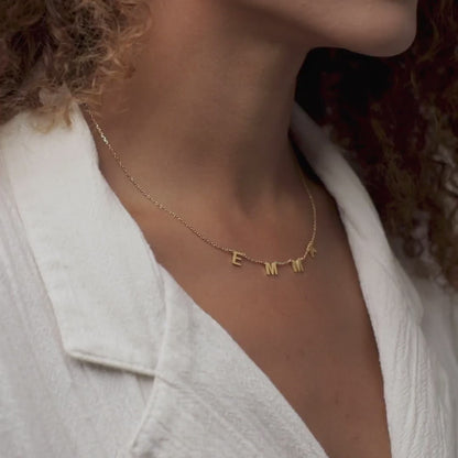 Effortless Sophistication: Alice Letter Name Necklace