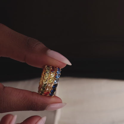 Sea Mist Marquise Ring