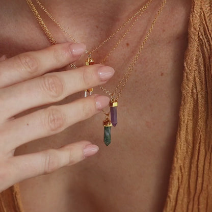 Amethyst Quartz Necklace