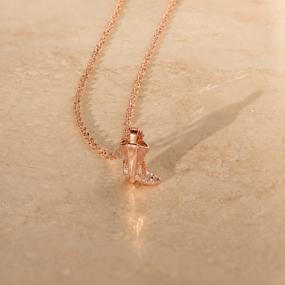 Cowboy Boot Necklace