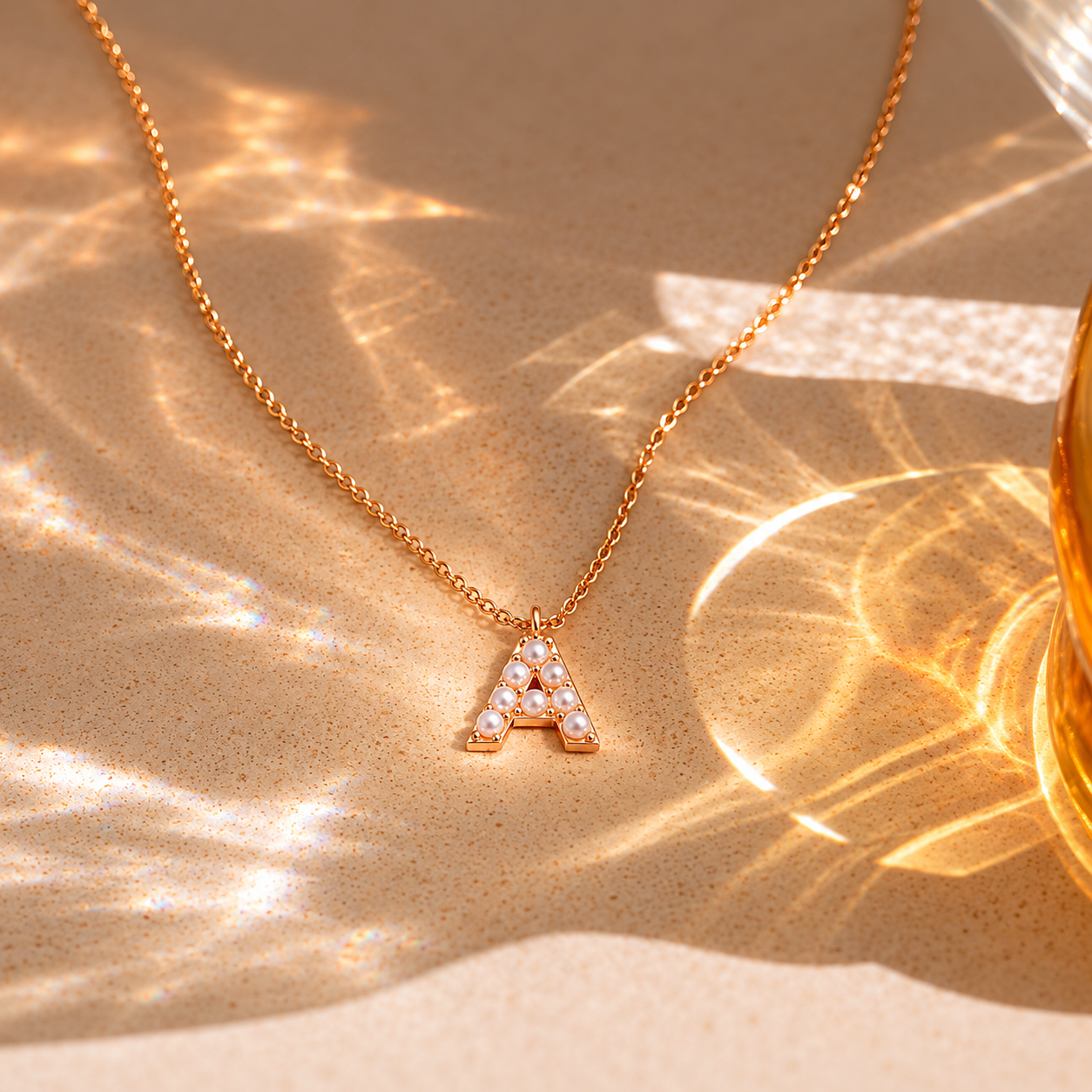 Pearl Letter Necklace