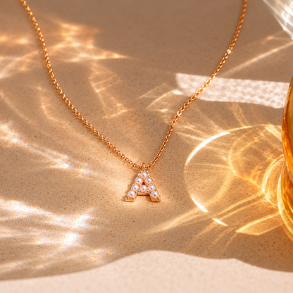 Pearl Letter Necklace