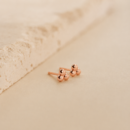 Trio Sphere Studs