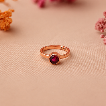 Birthstone Signet Ring