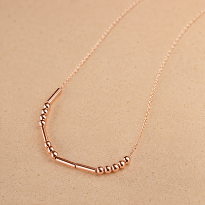 Morse Code Necklace