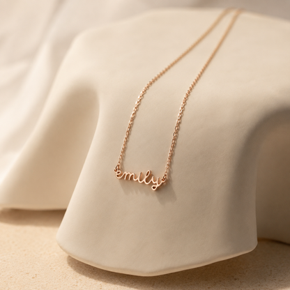 Tiny Dream Name Necklace