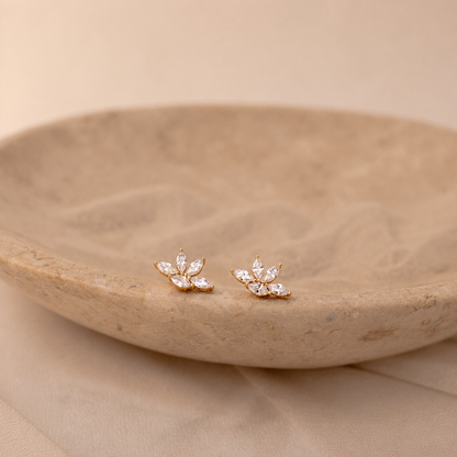 Marquise Diamond Studs