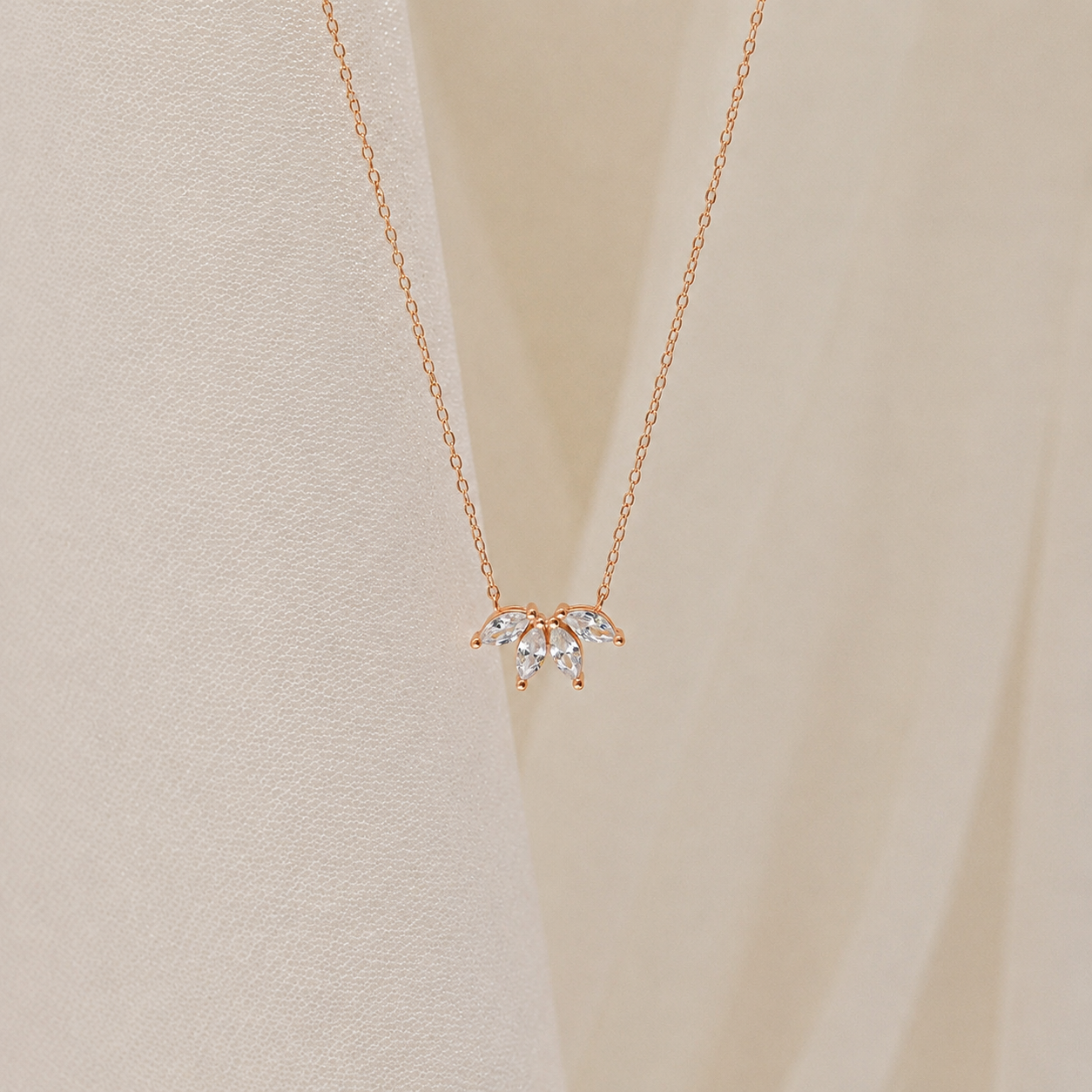 Marquise Diamond Necklace