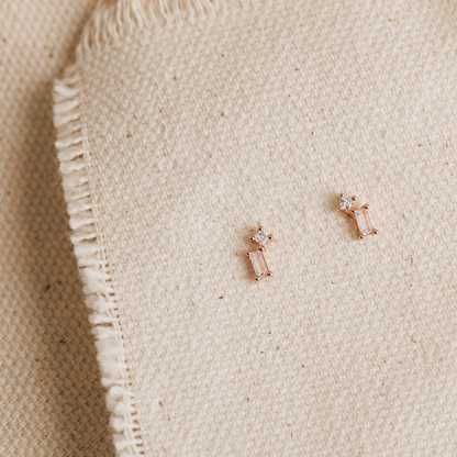 Blair Diamond Drop Stud Earrings