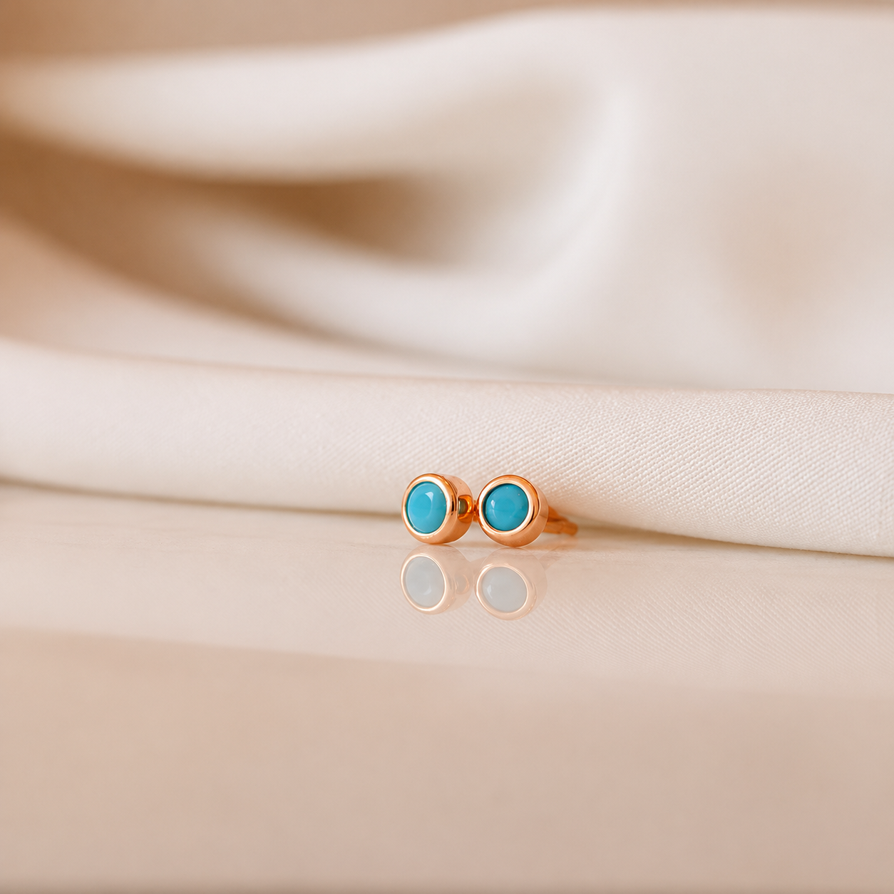 Ariel Turquoise Stud Earrings