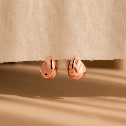 Bold Teardrop Stud Earrings