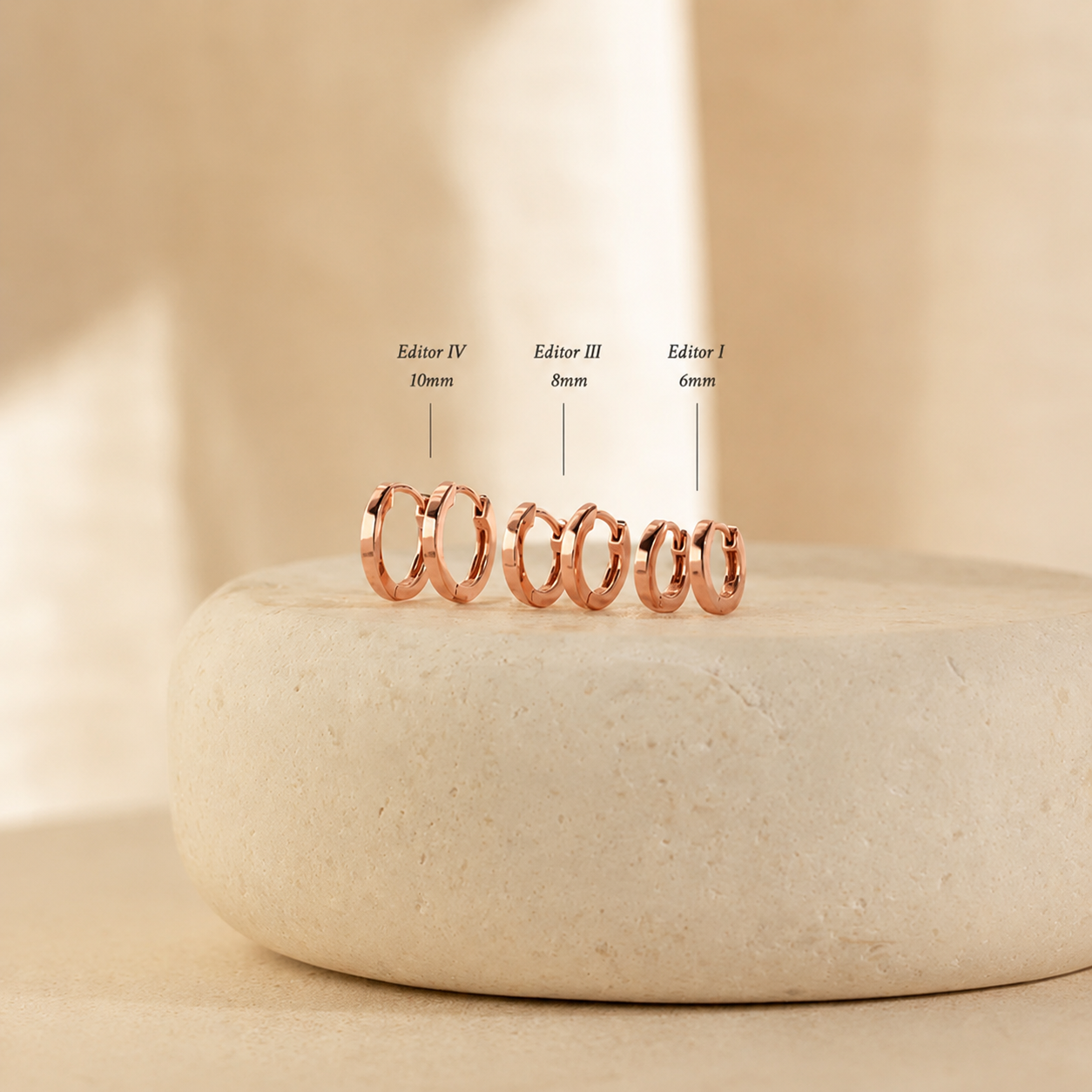 Editor Huggie Earrings