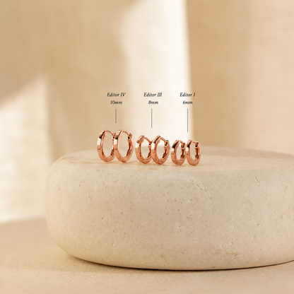 Editor Huggie Earrings