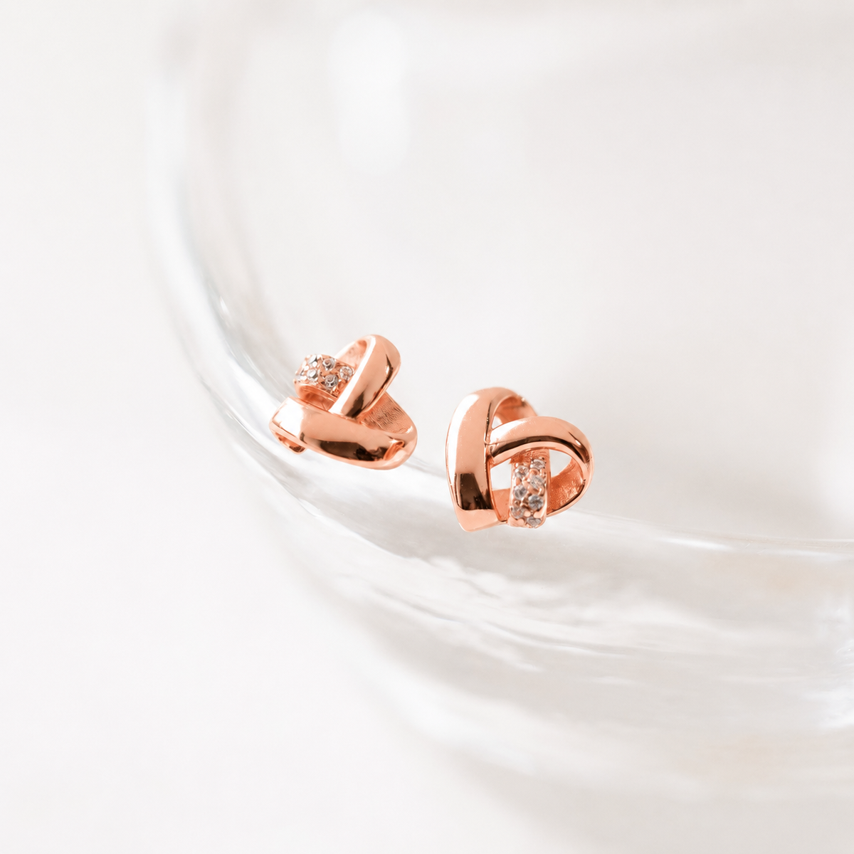 Heart Knot Studs