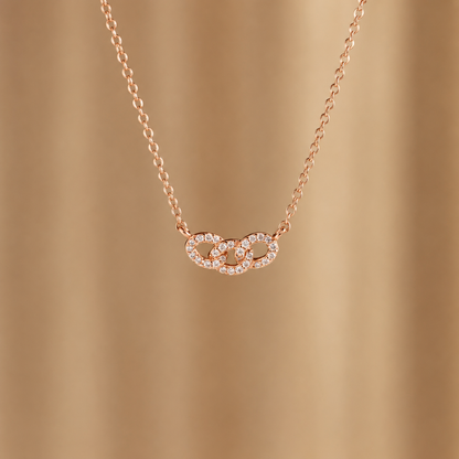Pave Link Necklace