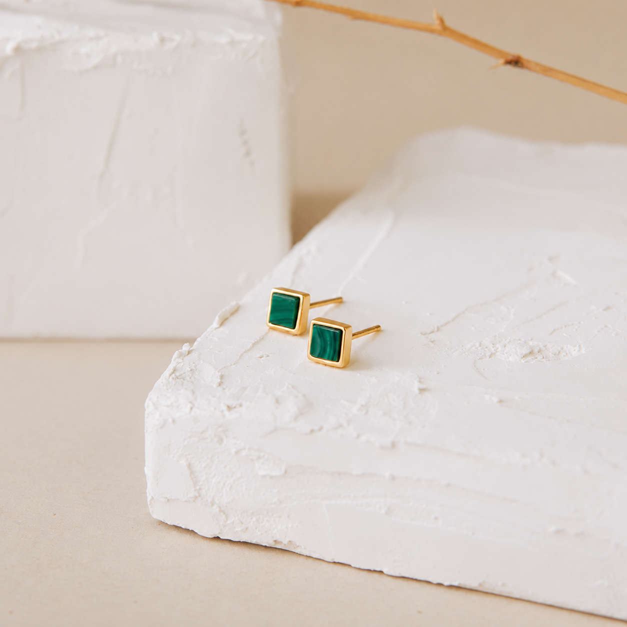 Malachite Studs