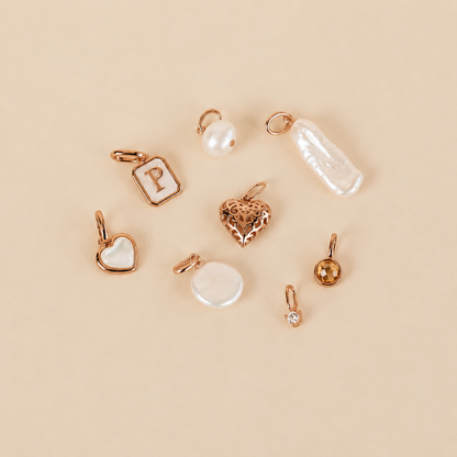 Vintage Heart Charm