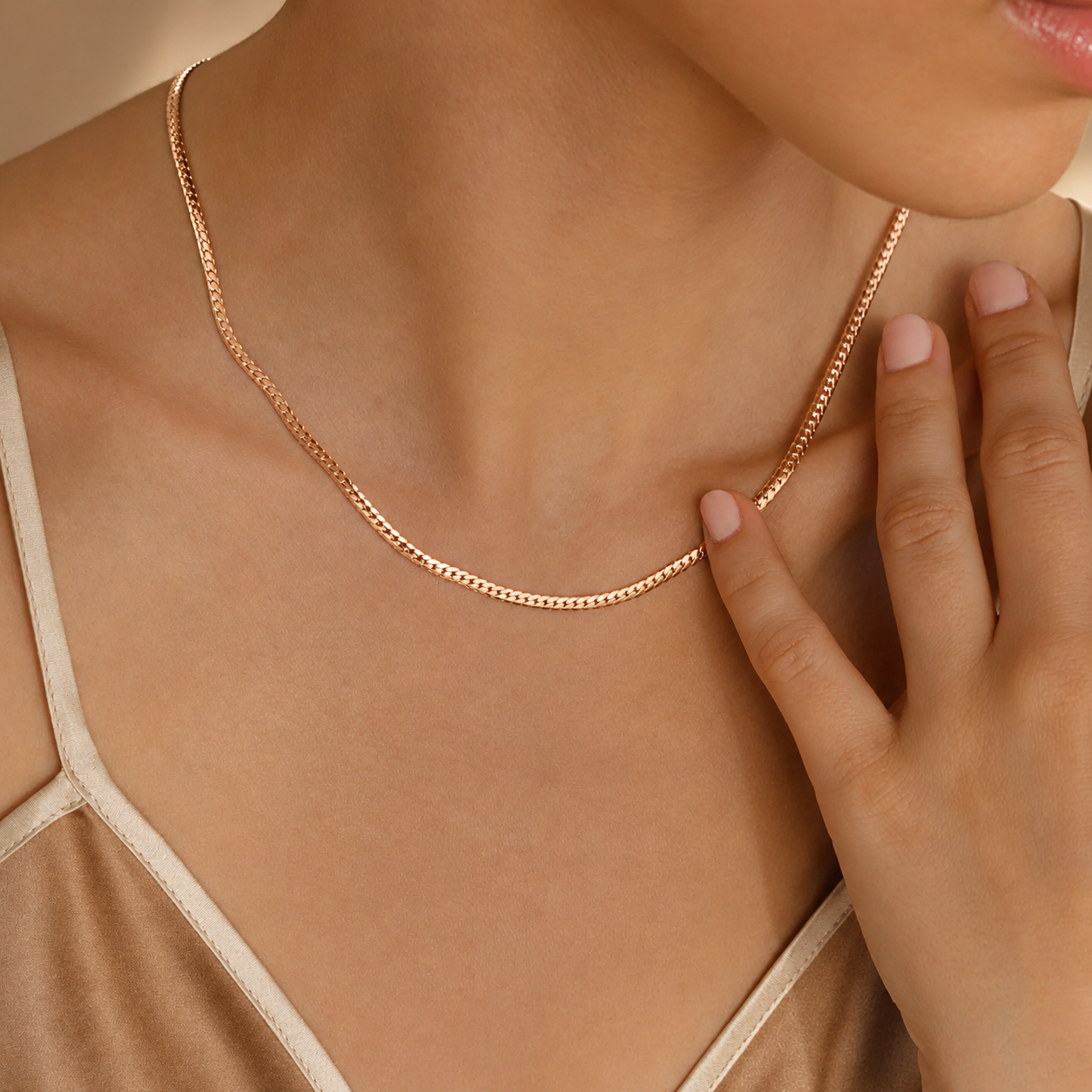 Minimalist Snake Chain Necklace