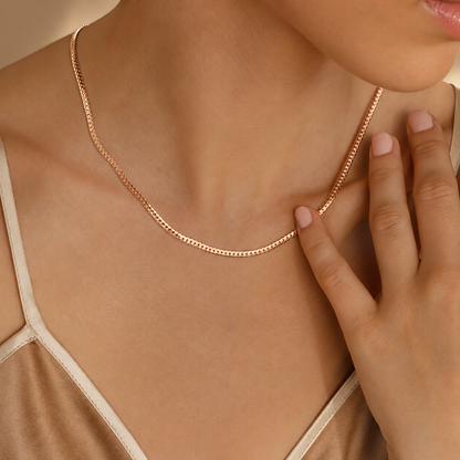 Minimalist Snake Chain Necklace