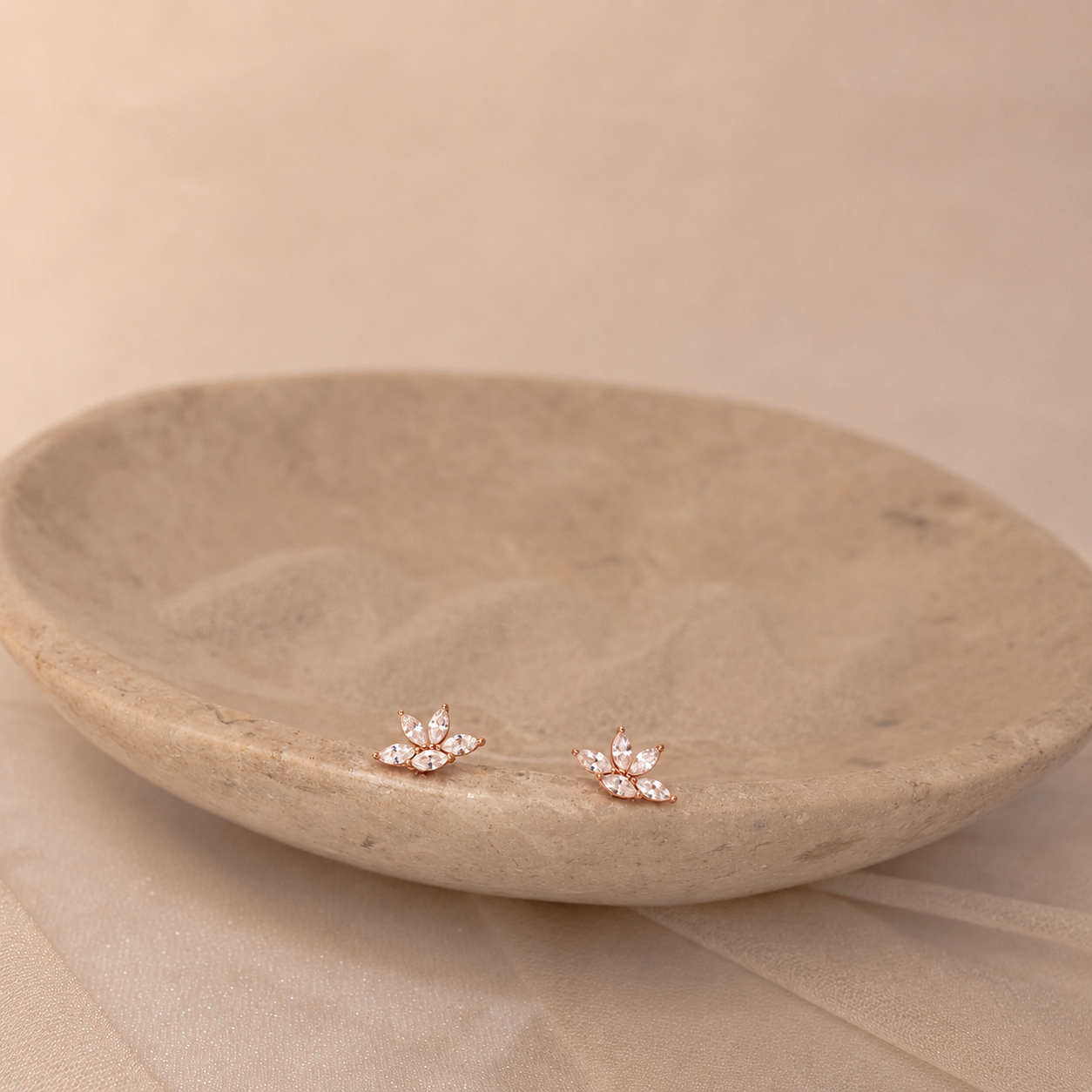 Marquise Diamond Studs