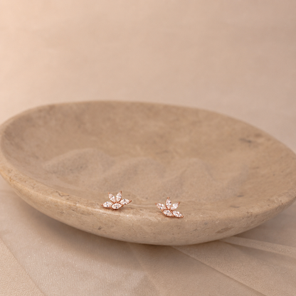 Marquise Diamond Studs