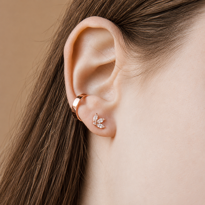 Arya Petal Stud Earrings
