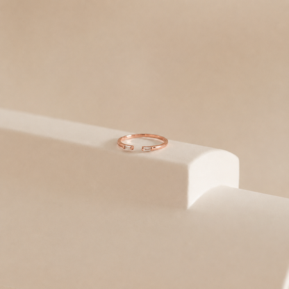 Duo Baguette Ring