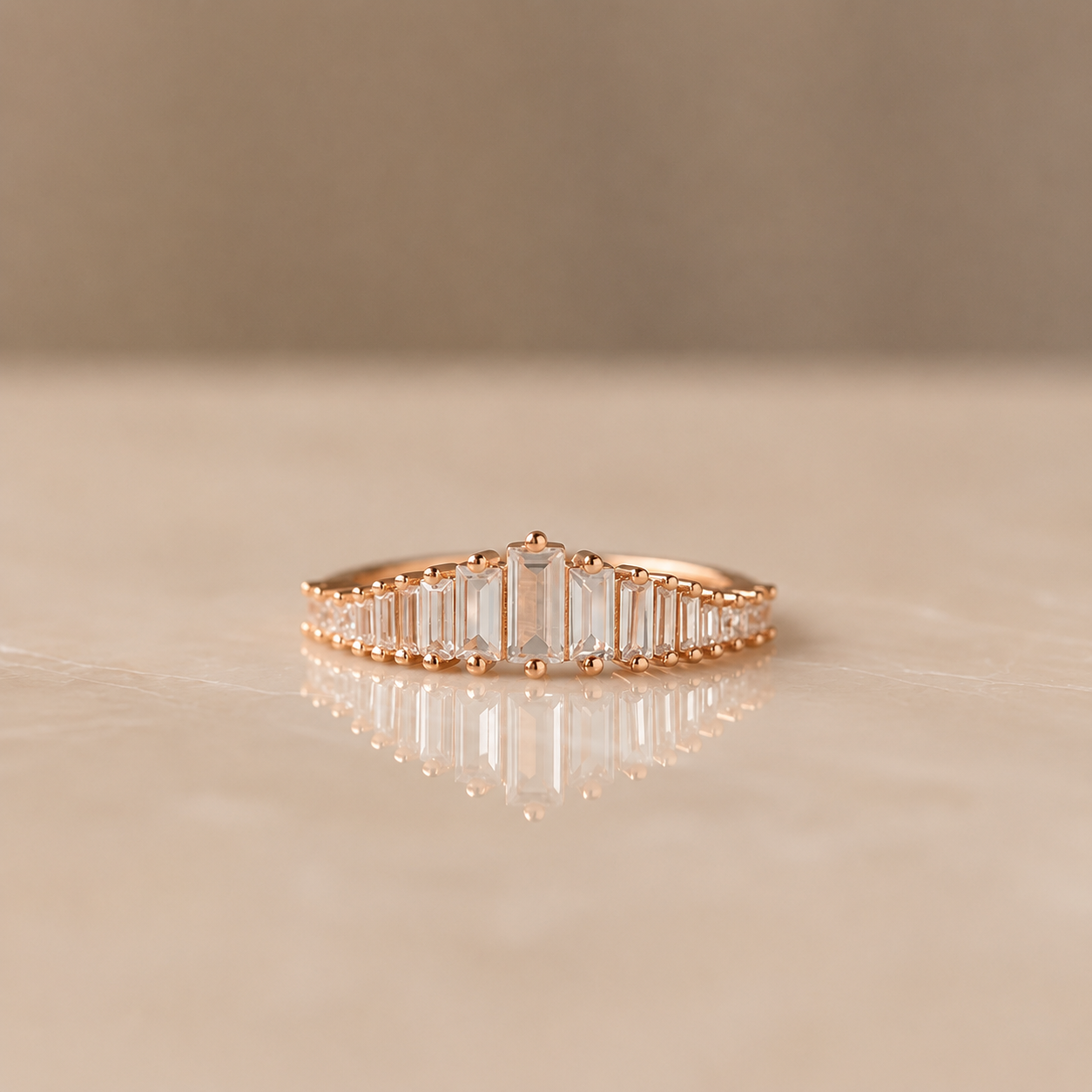 Art Deco Diamond Chandelier Ring