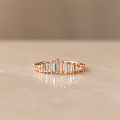 Art Deco Diamond Chandelier Ring