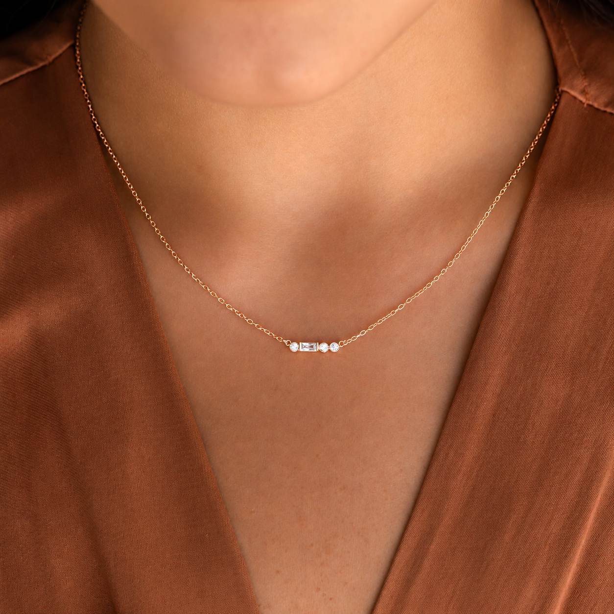Initial Morse Code Necklace