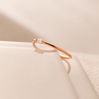 Custom Marquise Birthstone Ring